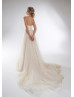 Sequined Tulle Simple Twinkle Wedding Dress
